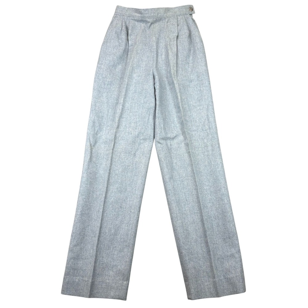 Vintage Pendleton 2pc Wool Pant Blazer Suit Womens 4 Petite Light Blue USA - Picture 7 of 14